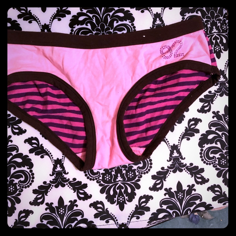 Pink stripped panties